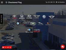 Tablet Screenshot of checkeredflag.com